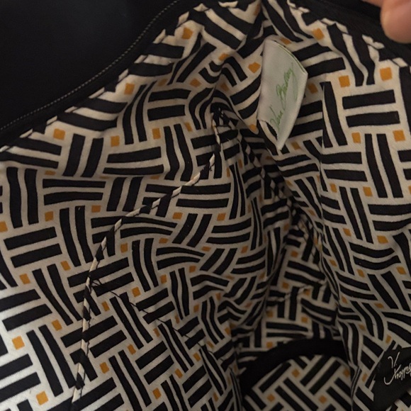 Vera Bradley Black Quilted Tote - Picture 2 of 6